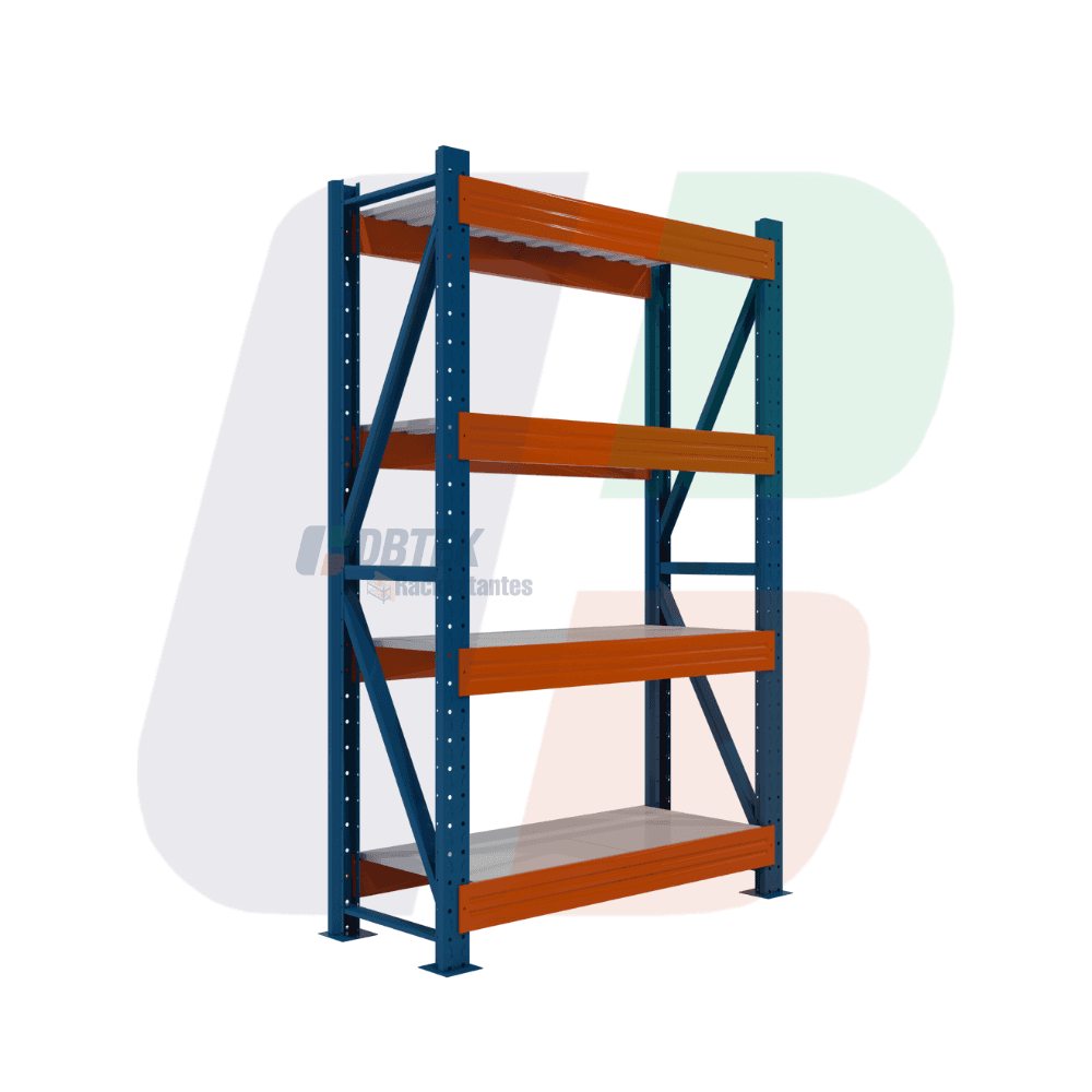 Estante mini rack 2000x1200x500mm | 500kg por nivel