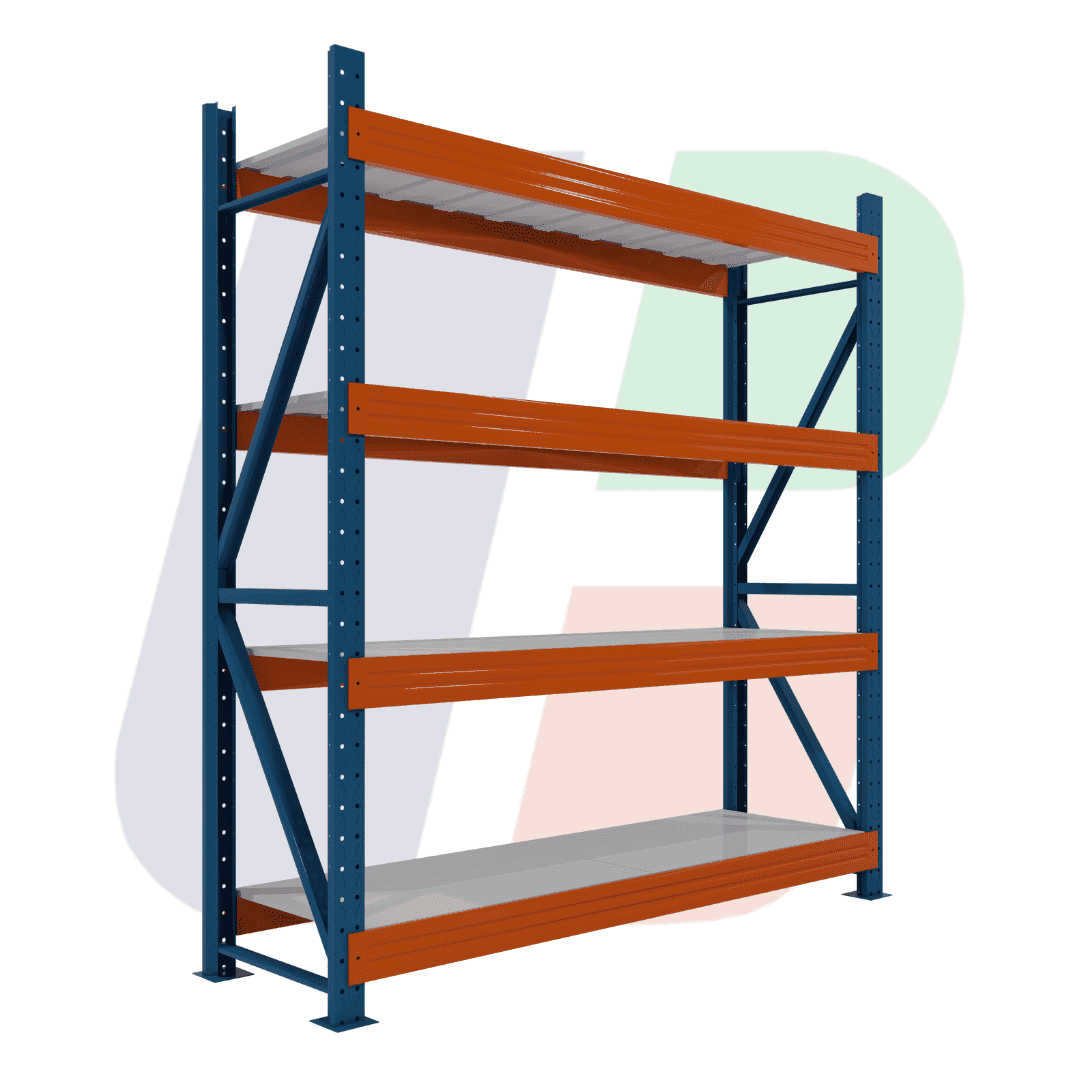 Estante mini rack 2000x2000x600mm | 500kg por nivel
