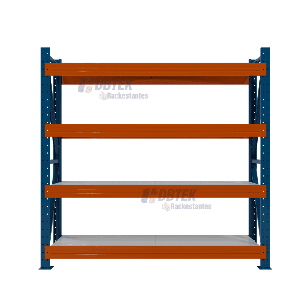 Estante mini rack 2000x2000x500mm | 300kg por nivel