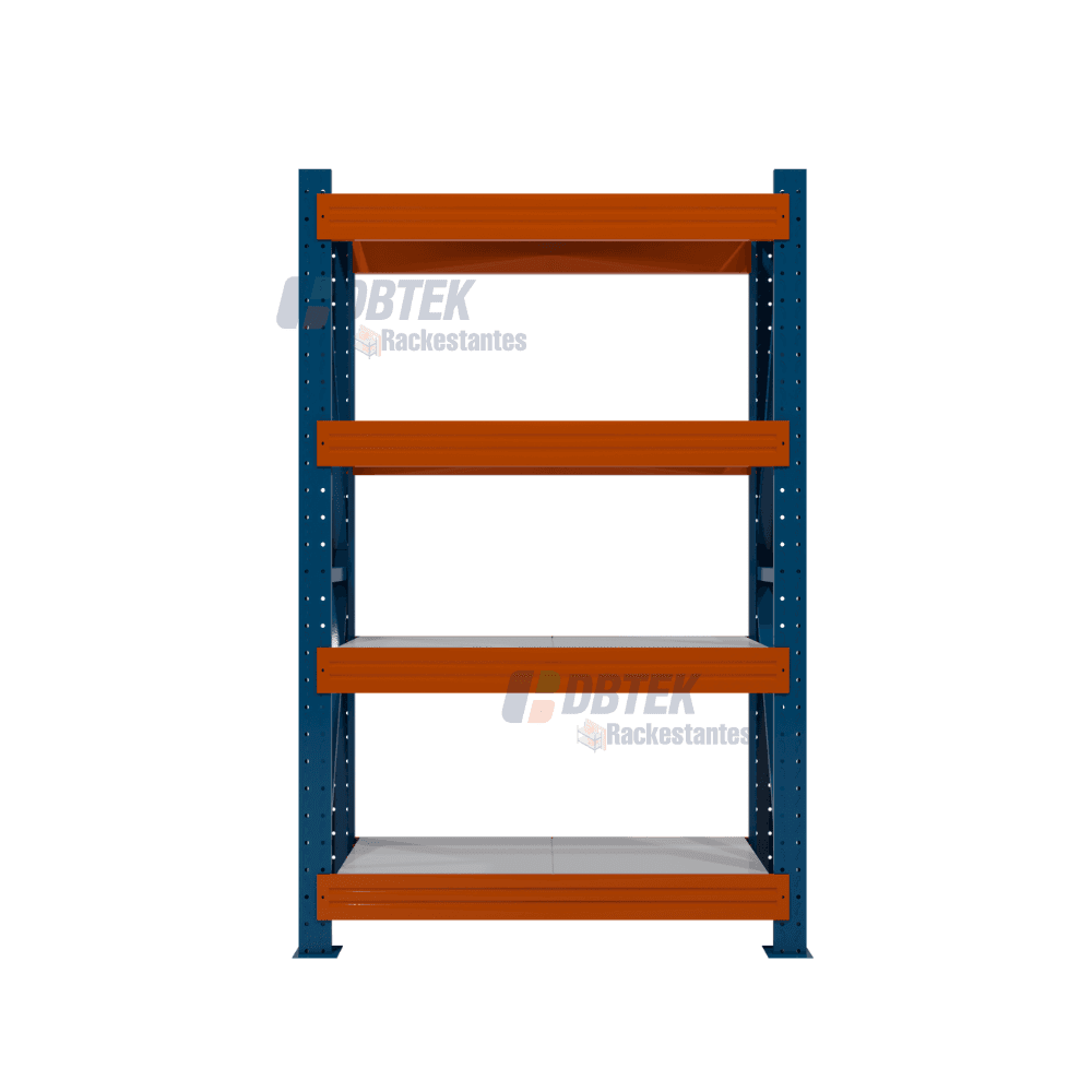 Estante mini rack 2000x1200x500mm | 500kg por nivel