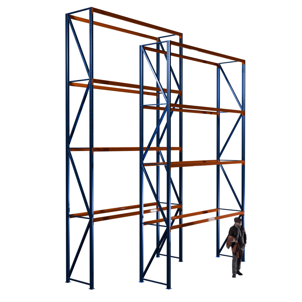 Sistema de Rack Selectivo 6.0×2.4×1.0 m | Alta Carga 2000 kg por nivel