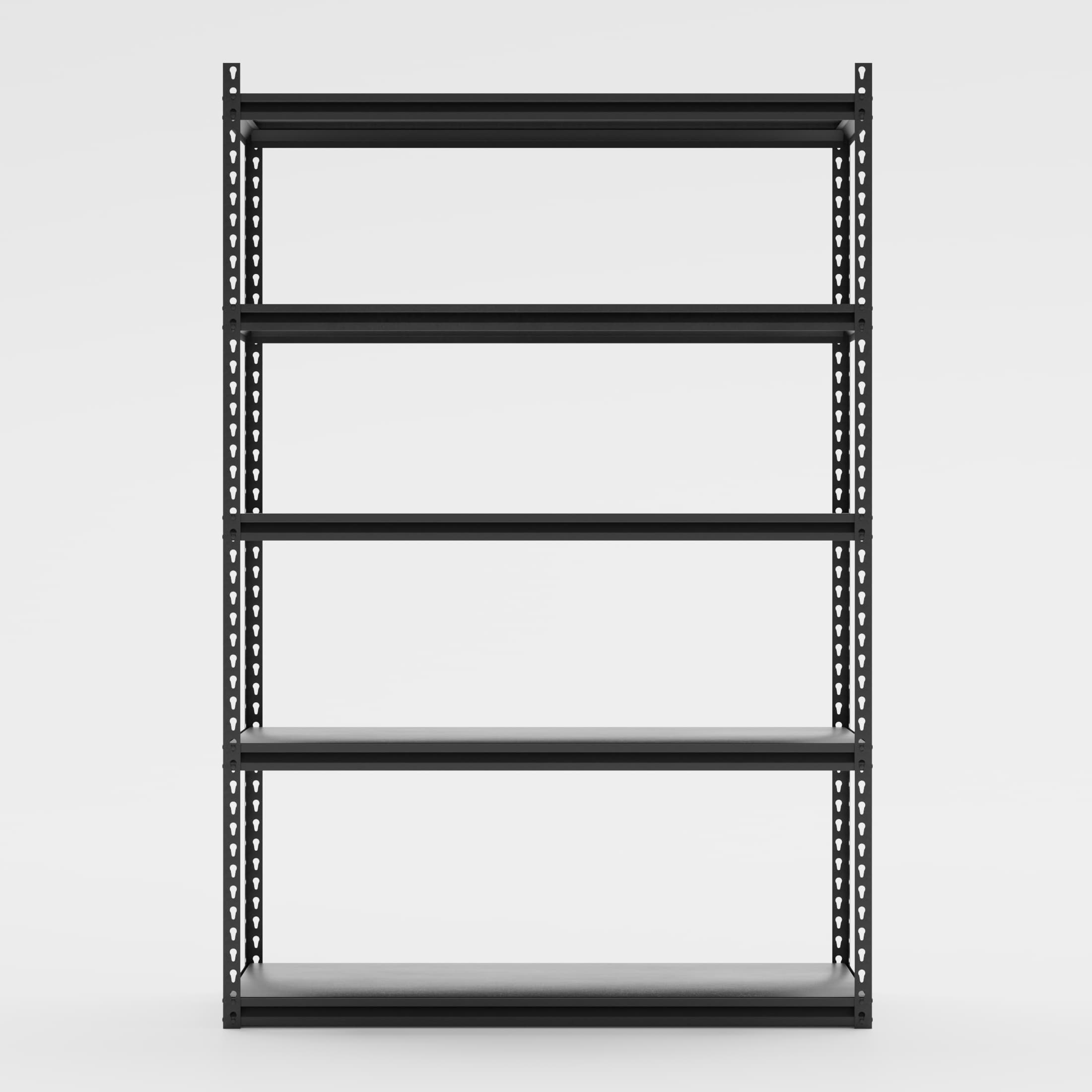 Estante Metálico 5 Niveles 400kg | 180x120x40cm | Negro