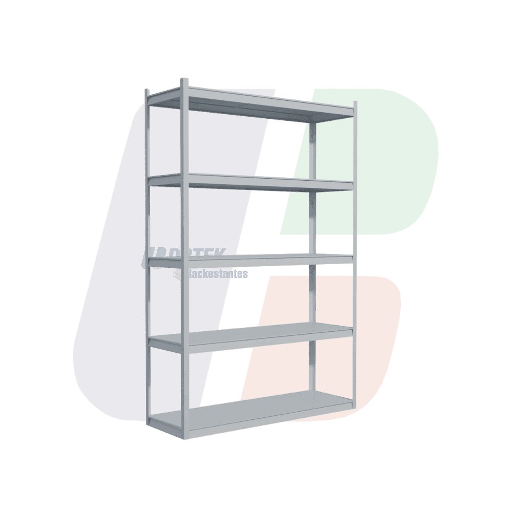 Estante Metálico 5 Niveles 375kg 120x40x180cm O/interior
