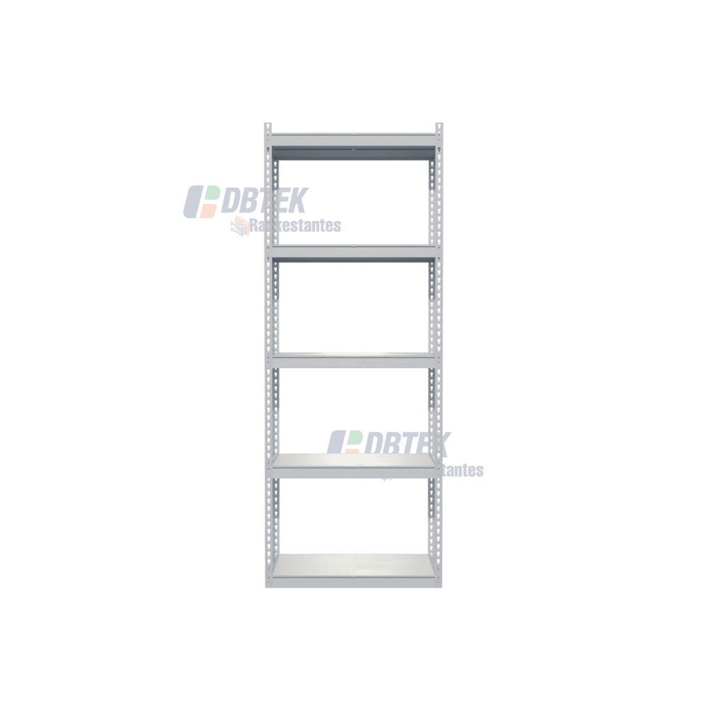 Estante Metálico 5 Niveles 400kg | 180x70x40cm | Blanco