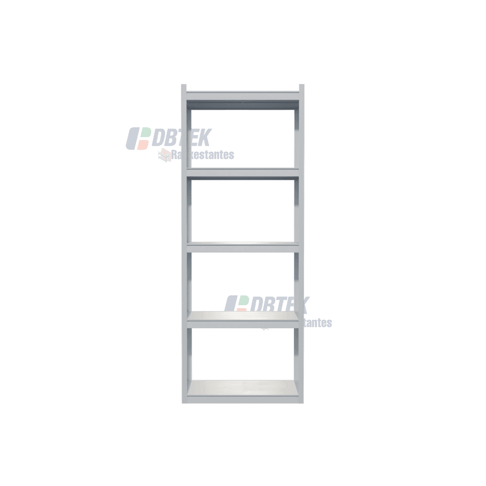 Estante Metálico 5 Niveles 400kg | 180x70x40cm | Blanco