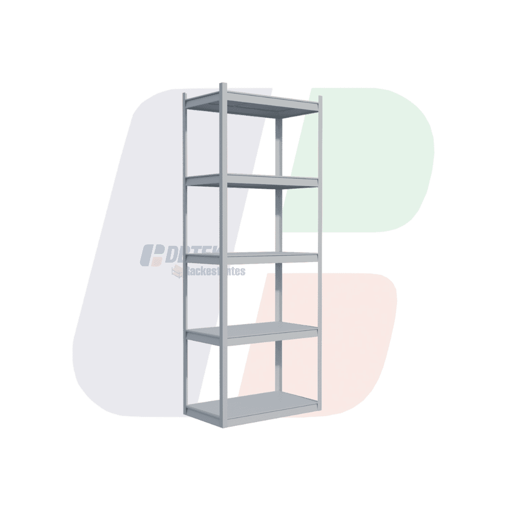 Estante Metálico 5 Niveles 400kg | 180x70x40cm | Blanco